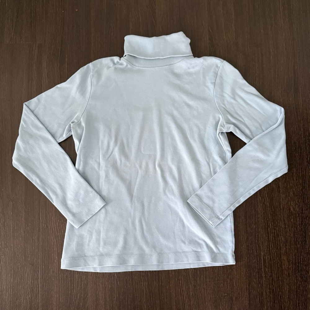 Vintage Jones New York Light Blue Turtle Neck Sweater Longsleeve Top